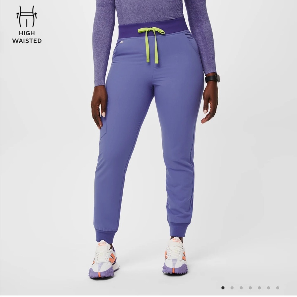 Figs Blueberry High Waisted Zamora Jogger Scrub
